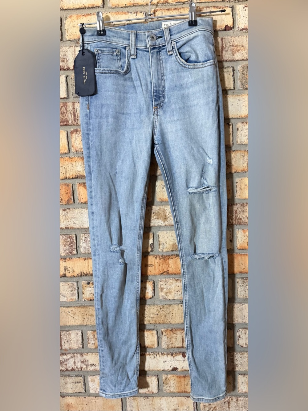 Rag & Bone high rise ankle skinny jeans 24 NWT